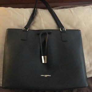 Karl Lagerfeld black tote